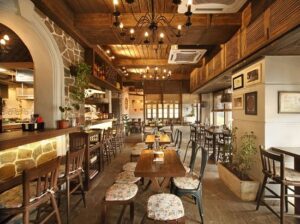 A rustic Italian restaurant in Gurgaon