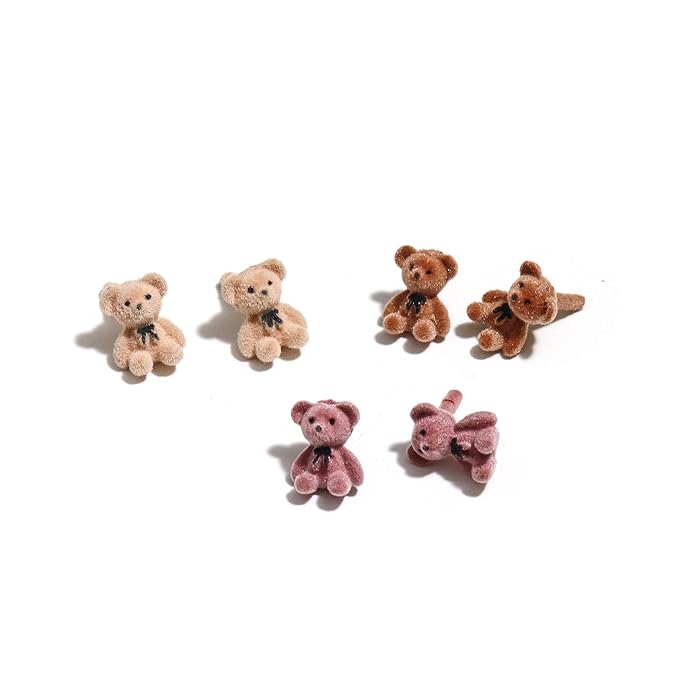 Japanese Kawaii Gifts Bear Studs