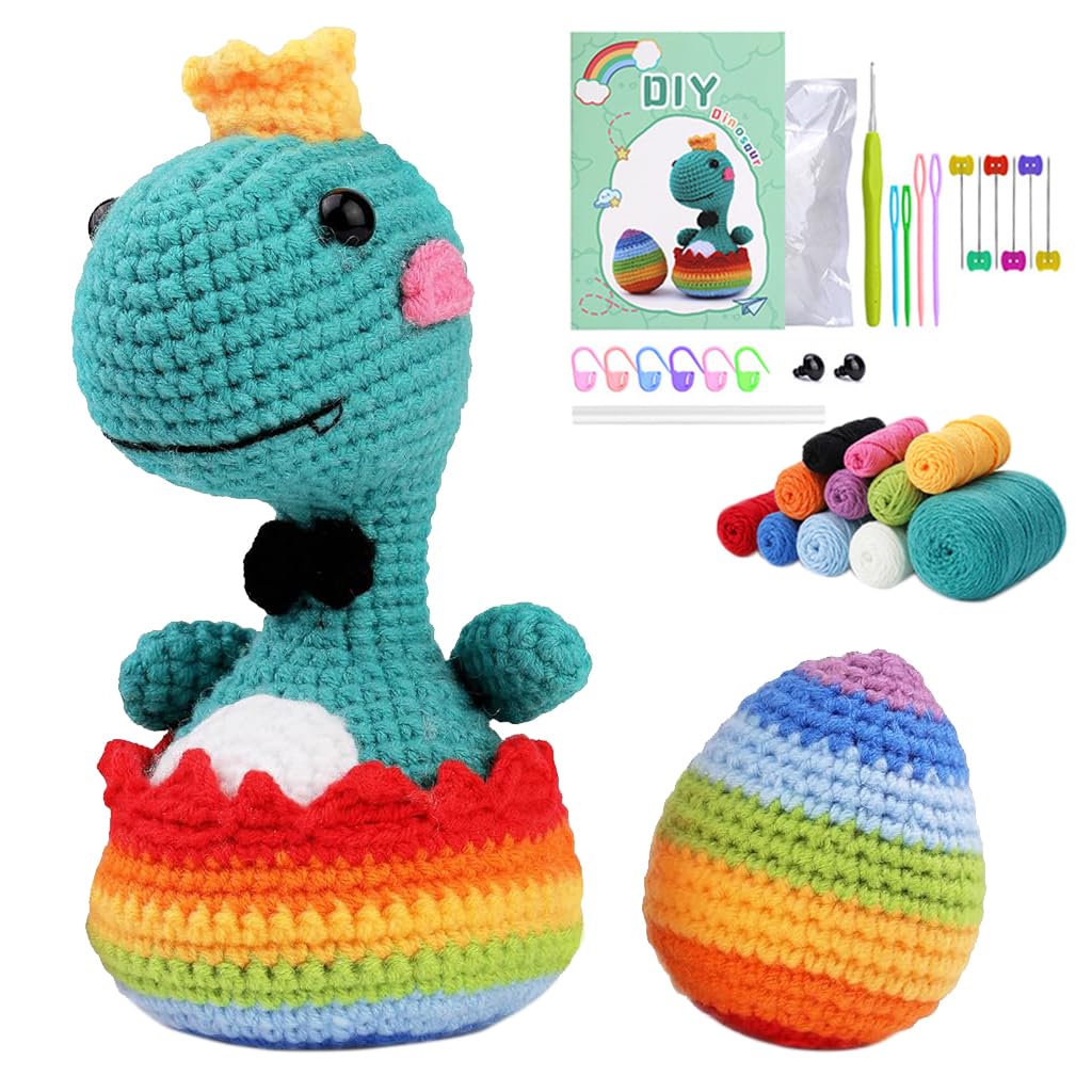 Japanese Kawaii Gifts Dinosaur Crochet Kit